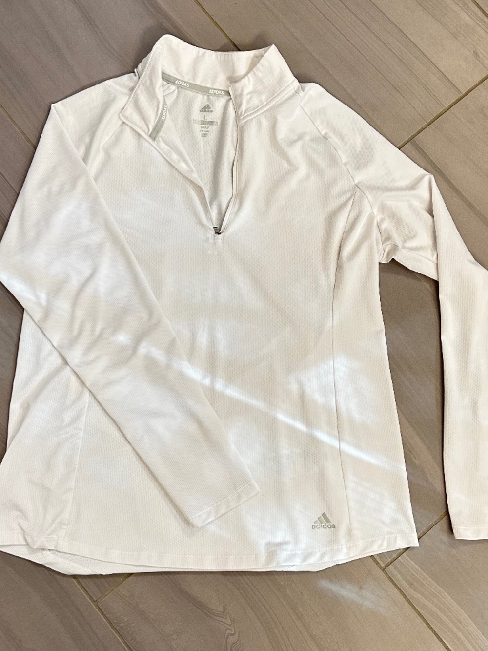 Adidas golf shirt, slim fit, lightweight, size large